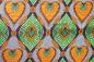 Preview: ORANGE HEART Waxprint Stoff